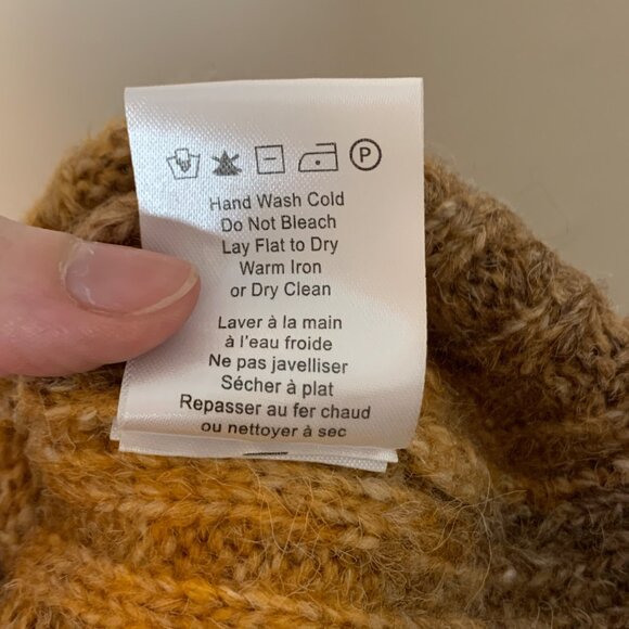 Heartloom Amaya Ombre Stripe Knit Sweater With Puff Sleeves Size XS - Picture 6 of 6